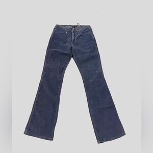 Express Blue Flared Corduroy Pants in Size 1/2